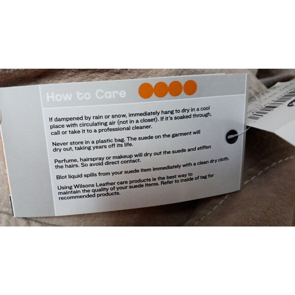 NEW Vintage Wilsons Men's Size XXL Suede Leather Jacket Tan M. Julian + Cleaner - Picture 9 of 14